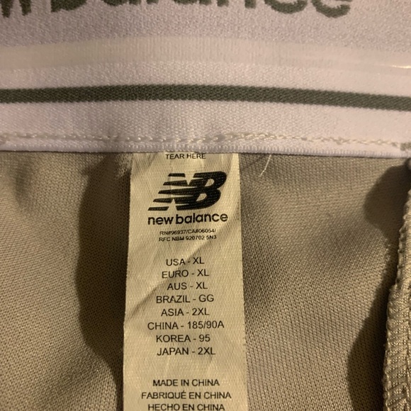 New Balance baseball Pants gray XL Snap/Zipper Closure. Ankle length. - Picture 10 of 12